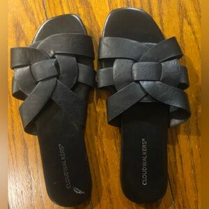 Cloudwalkers Black Women's Sandals Size 9